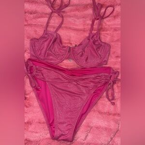 Victoria's Secret Sparkling Pink Bikini